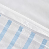Aldrin Home Sky Beau Yarn-Dyed Washed Cotton Quilt Cover Set
