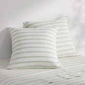 Aldrin Home Beau Yarn-Dyed Washed Cotton European Pillowcases