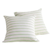 Aldrin Home Beau Yarn-Dyed Washed Cotton European Pillowcases