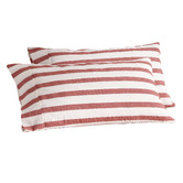 Aldrin Home Maeve Yarn-Dyed Washed Cotton Pillowcases