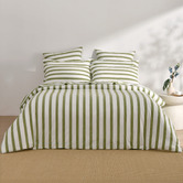 Aldrin Home Olive Maeve Yarn-Dyed Washed Cotton Quilt Cover Set