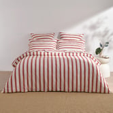 Aldrin Home Rust Maeve Yarn-Dyed Washed Cotton Quilt Cover Set