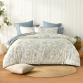 Aldrin Home Corinth Reversible Cotton Twill Quilt Cover Set