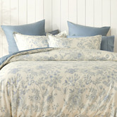 Aldrin Home Corinth Reversible Cotton Twill Quilt Cover Set