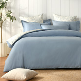 Aldrin Home Corinth Reversible Cotton Twill Quilt Cover Set