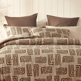 Aldrin Home Kinston Reversible Cotton Twill Quilt Cover Set