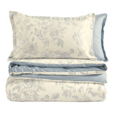 Aldrin Home Corinth Reversible Cotton Twill Quilt Cover Set