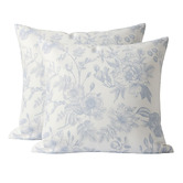 Aldrin Home Corinth Reversible Cotton Twill European Pillowcases