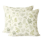 Aldrin Home Madrid Reversible Cotton Twill European Pillowcases