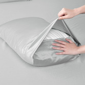 Aldrin Home Grey Matte Satin Quilt Cover Set