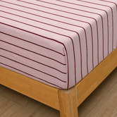 Aldrin Home Striped Lili Microfibre Fitted Sheet Set