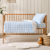 Aldrin Home Sky Gordon Cotton Cot Quilt Cover Set