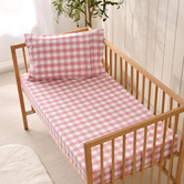 Aldrin Home Gordon Cotton Cot Fitted Sheet Set