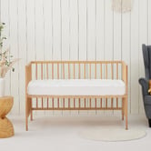 Aldrin Home Bamboo-Blend Knitted Waterproof Cot Mattress Protector