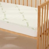Aldrin Home Bamboo-Blend Knitted Waterproof Cot Mattress Protector