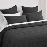 Aldrin Home Sharon Washed Microfibre Quilted Standard Pillowcases