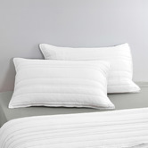 Aldrin Home Sharon Washed Microfibre Quilted Standard Pillowcases