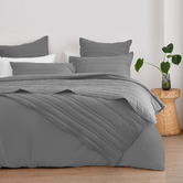 Aldrin Home Sharon Washed Microfibre Quilted Coverlet Set