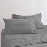 Aldrin Home Sharon Washed Microfibre Quilted Standard Pillowcases