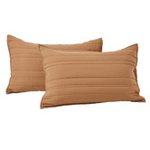 Aldrin Home Sharon Washed Microfibre Quilted Standard Pillowcases