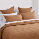 Aldrin Home Sharon Washed Microfibre Quilted Standard Pillowcases