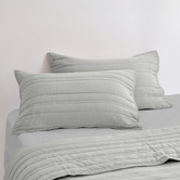 Aldrin Home Sharon Washed Microfibre Quilted Standard Pillowcases