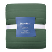 Aldrin Home Green Sharon Washed Microfibre Quilted Coverlet Set
