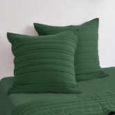 Aldrin Home Sharon Washed Microfibre Quilted European Pillowcases