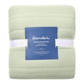 Aldrin Home Sage Sharon Washed Microfibre Quilted Coverlet Set
