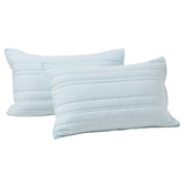 Aldrin Home Sharon Washed Microfibre Quilted Standard Pillowcases