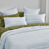 Aldrin Home Sharon Washed Microfibre Quilted Standard Pillowcases