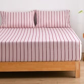 Aldrin Home Striped Lili Microfibre Fitted Sheet Set