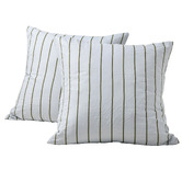 Aldrin Home Striped Lili Microfibre European Pillowcases