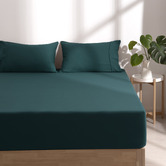Aldrin Home Washed Microfibre Fitted Sheet Set