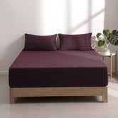 Aldrin Home Washed Microfibre Fitted Sheet Set