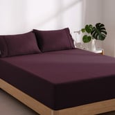 Aldrin Home Washed Microfibre Fitted Sheet Set