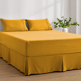Aldrin Home Superfine Pleated Washed Microfibre Valance