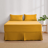 Aldrin Home Superfine Pleated Washed Microfibre Valance