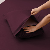 Aldrin Home Cherry Washed Microfibre Quilt Cover Set