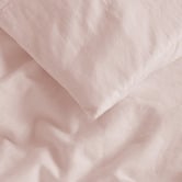 Aldrin Home Blush Pink Washed Microfibre Quilt Cover Set