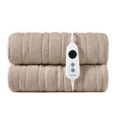 Aldrin Home Extra Large Coral Fleece Heated Throw