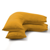 Aldrin Home Washed Microfibre V-Shape Pillowcases