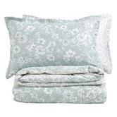 Aldrin Home Eileen Reversible Cotton Quilt Cover Set
