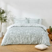 Aldrin Home Eileen Reversible Cotton Quilt Cover Set
