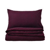 Aldrin Home Cherry Delphine Seersucker Quilt Cover Set