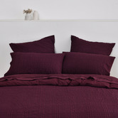 Aldrin Home Cherry Delphine Seersucker Quilt Cover Set