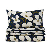 Aldrin Home Navy Bryce Quilt Cover Set