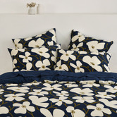 Aldrin Home Navy Bryce Quilt Cover Set