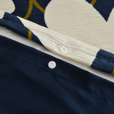 Aldrin Home Navy Bryce Quilt Cover Set