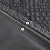 Aldrin Home Charcoal Delphine Seersucker Quilt Cover Set